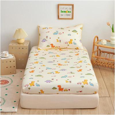 A类母cjr25063婴级长棉纯棉保床笠幼园儿床单儿童床绒垫护罩婴儿