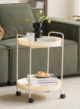 置物架茶几移动边几奶油风床边几榻榻茶桌UBH沙发米茶几头床小铺