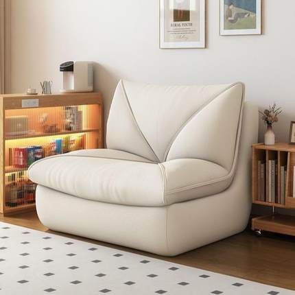 懒人型沙发可睡可小躺客厅小户卧室OXY阳台单人躺椅红信封沙发网