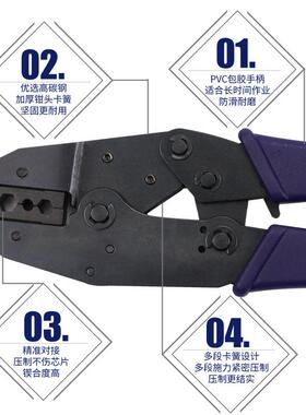 长城精工XIK线网钳子晶接头压水线钳专业级套装网钳网络包头接网