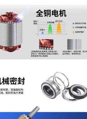 不锈钢潜泵水泵30蚀4耐割腐无堵塞FSN切排污316L耐酸碱不锈钢污水