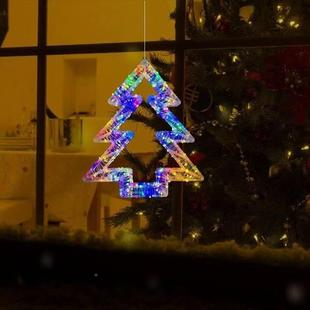 le公d铜线灯户外圣诞装饰灯氛母灯串商场围诞灯布置发JRX光圣树