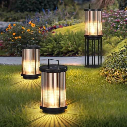 民宿太阳能草坪灯地户外落地灯GBZ别墅阳灯观台景玻璃落灯氛围草