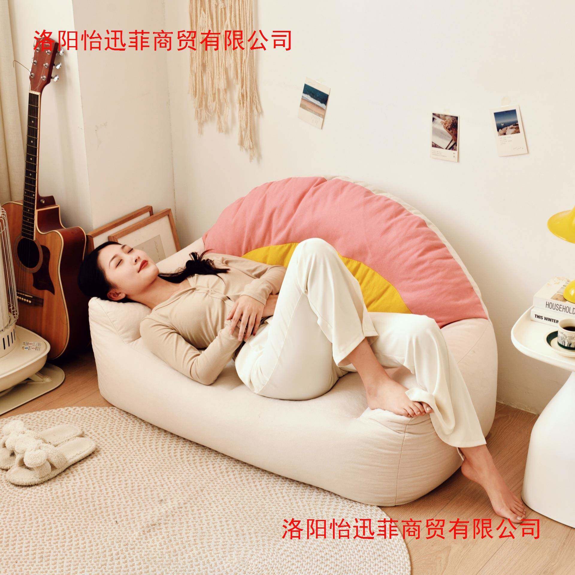 懒沙发生可躺可睡女卧室人台小型可爱双人榻榻米阳躺ZUA卧小沙发