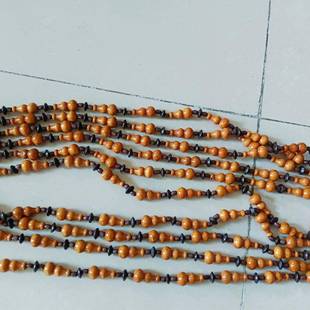 厂家直销仿古隔帘断木隔珠风水帘桃木葫049端芦门隔断