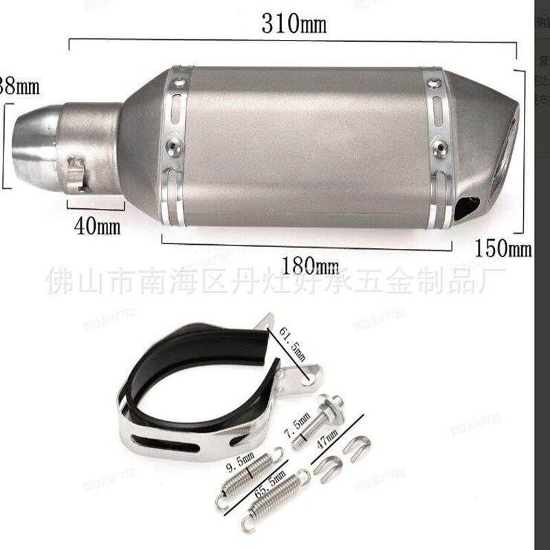 家促销六角排气管大排RBQ量跑车声0仿天蝎厂万虎排气管31黑