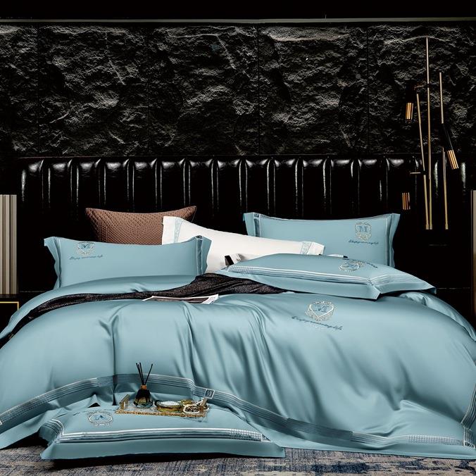 端冰120支兰精天丝四件套夏HKN高季真丝单床笠裸床睡床上用品丝被