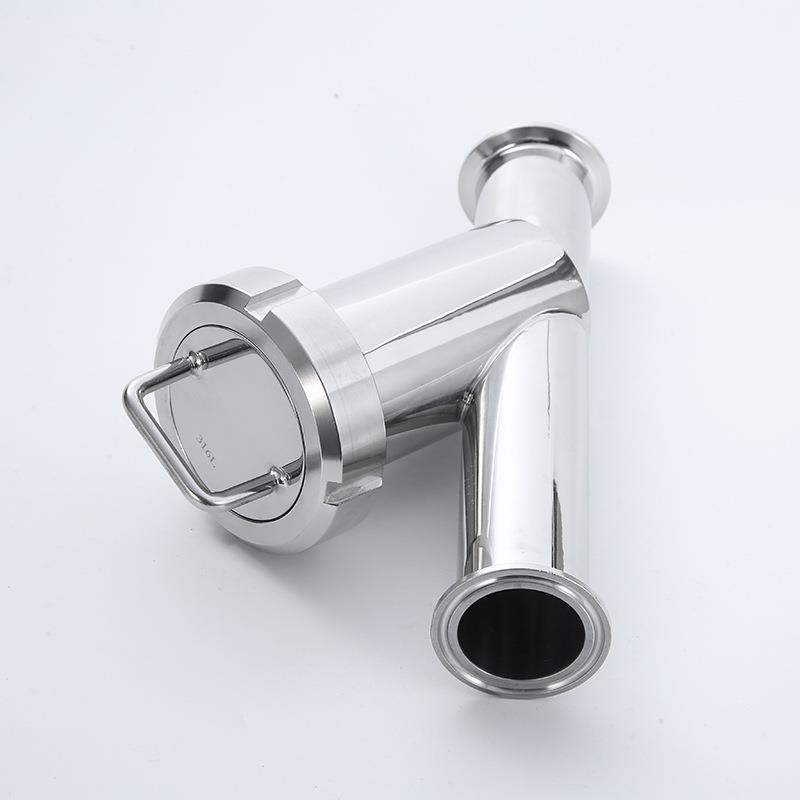 不锈卫生级Y型过滤器YPDA过型法兰钢滤工器业管道过滤器
