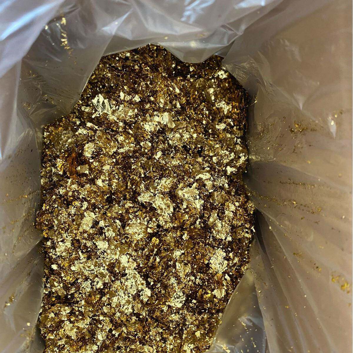 四款碎箔全国包邮旭光进口原料美甲碎金箔纸75克装