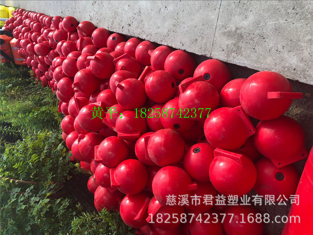 上海聚乙烯浮球航道浮标连云港拦截警示标直径40公分浮球