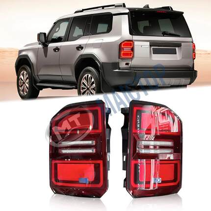 适用于24款新款普拉多原装款尾灯霸道LC250LED尾灯