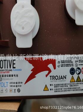 Trojan邱健蓄电池T-105尺寸规格6V225AH升降机观光车价