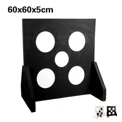 趣味箭靶五目五孔箭靶攻防箭箭靶弓箭CS箭靶60x60x5cm包邮