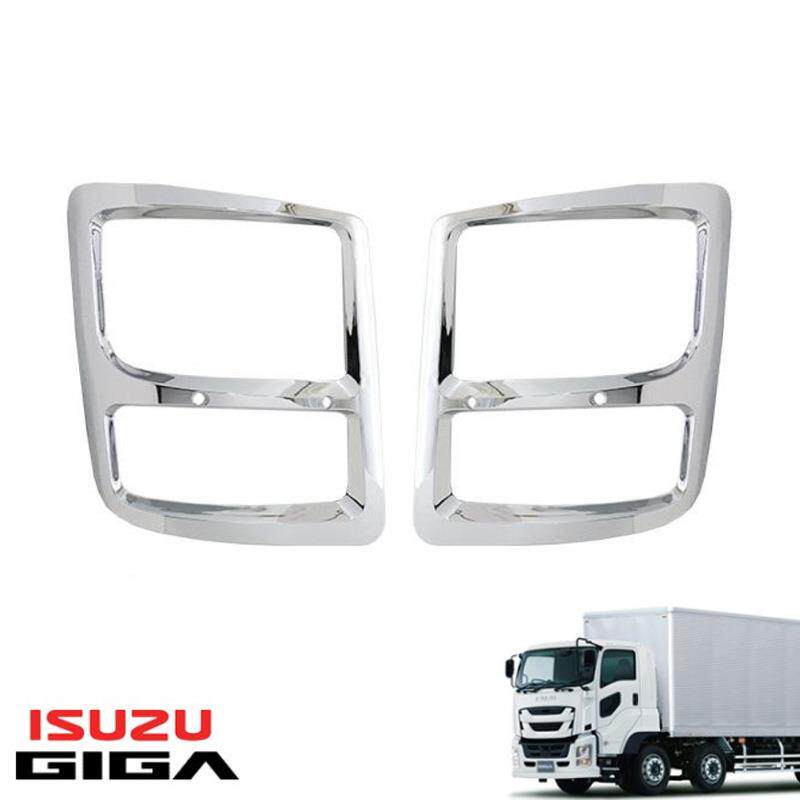 适用于五十铃ISUZU大型GIGA卡车大灯灯框眉灯罩大灯装饰电镀灯壳