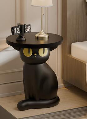 意猫咪茶几创落地摆D-001件客厅沙发旁家用高级感可礼爱边乔几迁