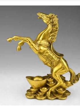 纯铜马上封侯件马上有钱马发招财办公室财马摆件上摆客厅装饰TDO