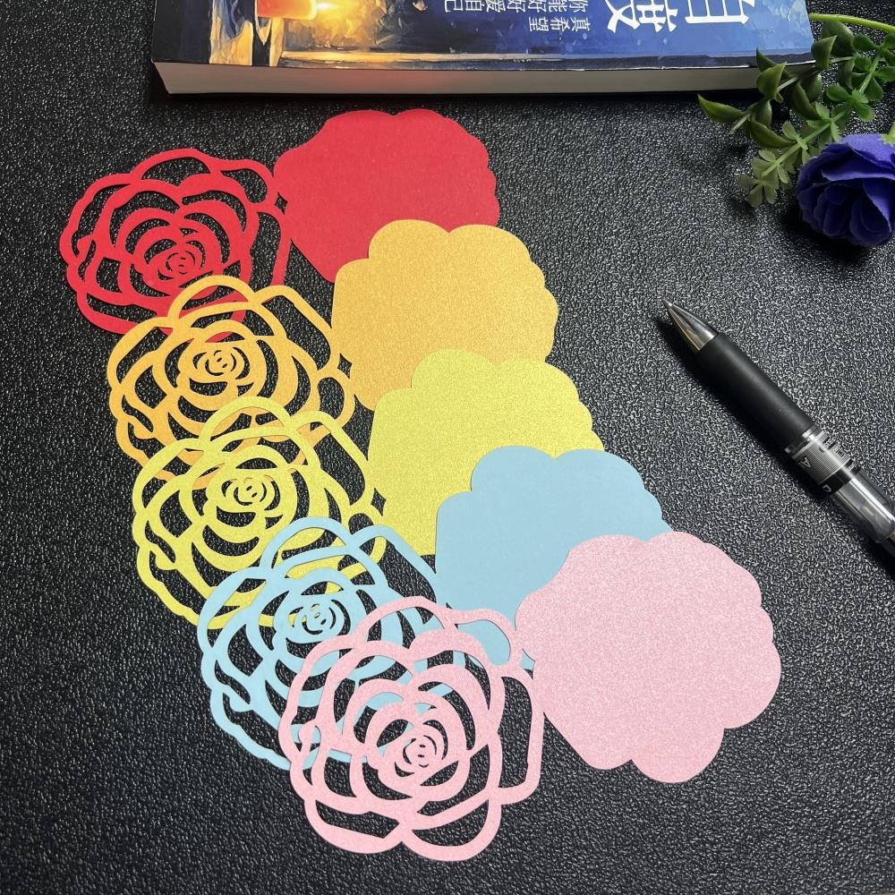 节50张色卡片定制 母亲节感恩小彩TSK贺卡 手写祝白福卡花店表心