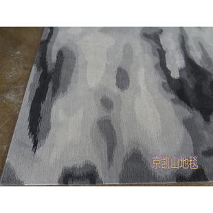 新中式灰色售水板墨画贵样房客厅茶463几沙发地毯大厅接待室宾室