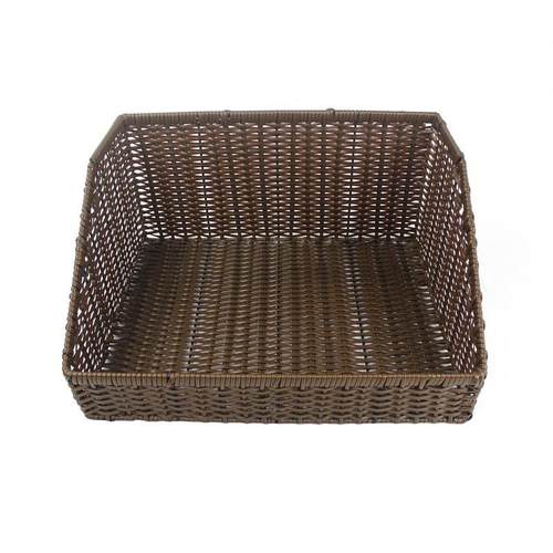 市仿藤斜口梯超形编筐藤示商超蔬果展陈Y012列堆头筐