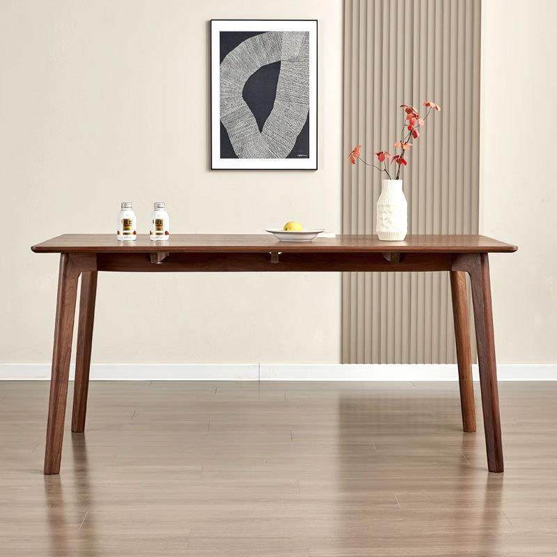 北美黑胡桃书木全木餐桌PXD现代简约长方形桌子家用厅餐家实具餐,电子元器件市场,其它元器件,淘宝优惠券,粉丝福利购,淘宝优惠卷
