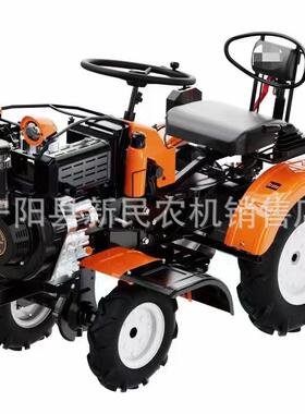 CPM四轮旋机果耕园树林用小型旋耕机地机土地旋耕机可以耕乘坐小