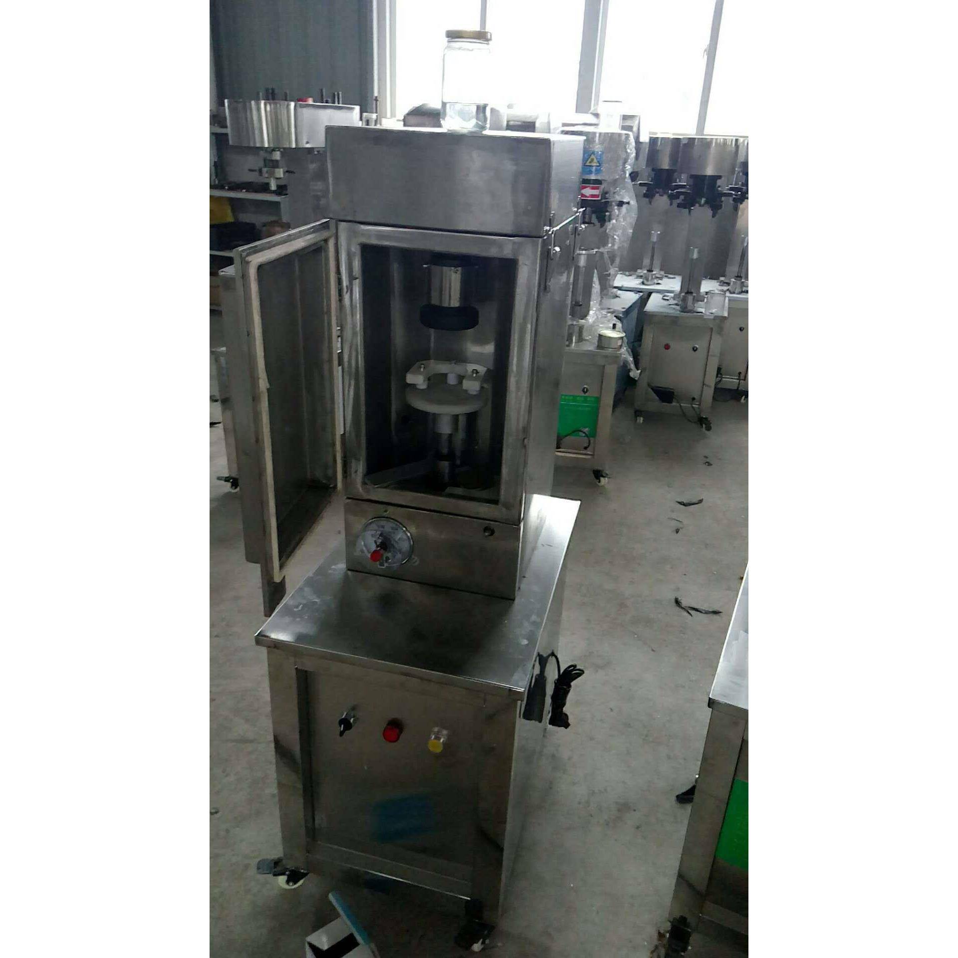 G铁4A6型马口罐真空封盖机塑料罐抽T真空封盖机延长保质93007抽期