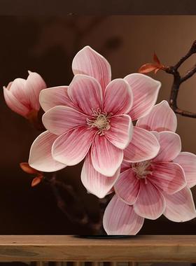 仿真面玉逼兰花套jd101312装陶瓷花瓶桌花摆放卉高档真花艺客厅餐