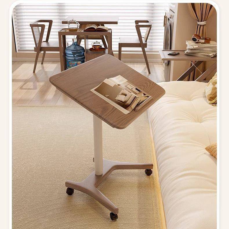 升降电脑桌台书桌小户型折桌家用学习桌工作可叠子床边87移动可调