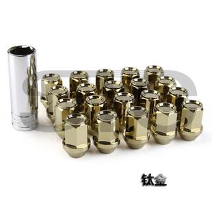 3套 轮毂丝5mm螺母螺帽20个 改装 轻螺量化7057铝合金42781改装