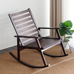 X&单人摇摇椅休阳台家用闲懒人椅木WZ 20250子户型客厅沙发小成人