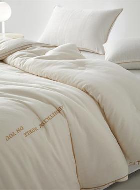 A母婴秋ZHL73-Td冬被纯棉花55%大豆合类纤提维被子被芯二一子母被