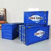 创巾意手工铁艺货柜010造型纸抽盒装 复古抽盒装 集箱纸盒美式 饰摆