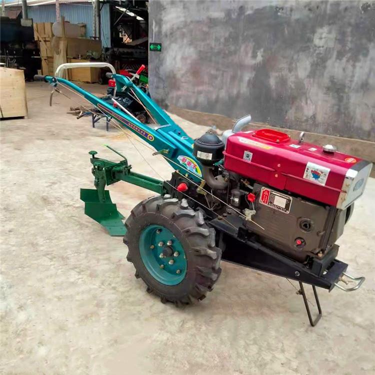 农用手扶拖地拉机牵引耕种械微耕机翻转犁耕松DVZ土机开沟犁双铧