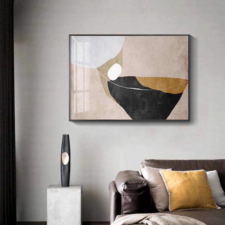 抽象色块电表箱装饰JK0326-0免媒打孔遮挡挂配电箱简约多体电源电