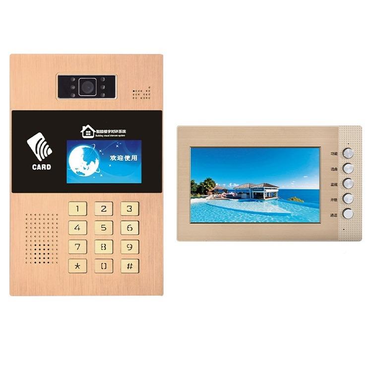 天硕可视奥数字楼宇对门铃智能讲AST-N883门禁小区单元安防系统高