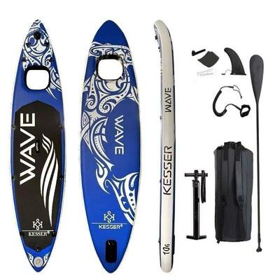 A耐1GSUP3PN4sckQ充气浆板板站立浪加厚亲子双层磨桨竞速户外划水