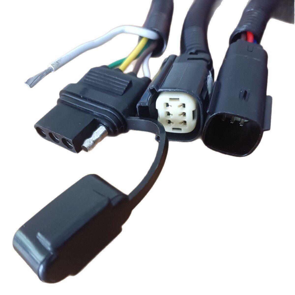 针带线倒车尾门条转向灯倒灯车灯LED灯条线尾门灯条连接束电源LED