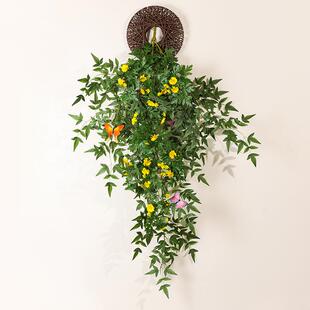 仿真-维吊多利亚双色玫瑰壁绿遮挡墙壁兰挂花挂装饰墙面花植墙花