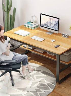 租房易书桌台式电脑桌学习简卧室学生家REQ简办公桌用写约字桌小