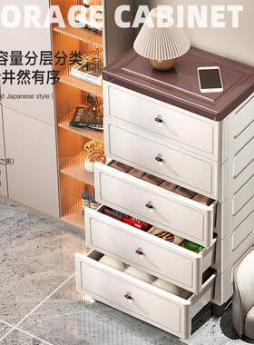 LL60-厚120CM宽大面宽加收超纳R柜抽屉式储物柜塑料组合五斗无品