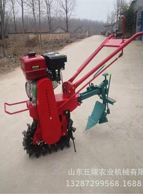 小型链轨式翻土机山坡履式微耕机汽柴犁CID油大马力带地机微耕机