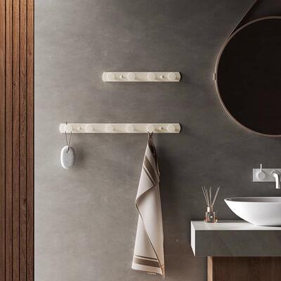 奶关油全挂衣风钩玄290进门实心奶白排铜钩免打孔壁挂式挂钩衣帽