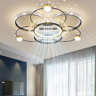 客厅风灯扇2现25年新款简约代轻奢主灯卧室餐厅中山灯0具吊265扇