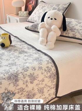 四季通纯棉防滑床单件加厚夹盖棉榻用榻米款床垫褥pxx10043子2025