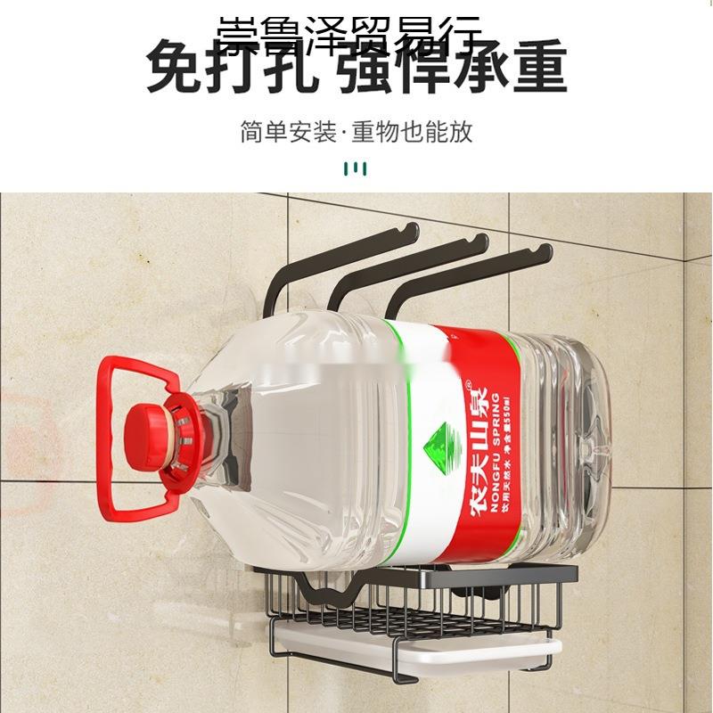 窗台落地厨孔房抹布架壁挂架免打晾台面置崇鲁ltao物架放洗碗布沥