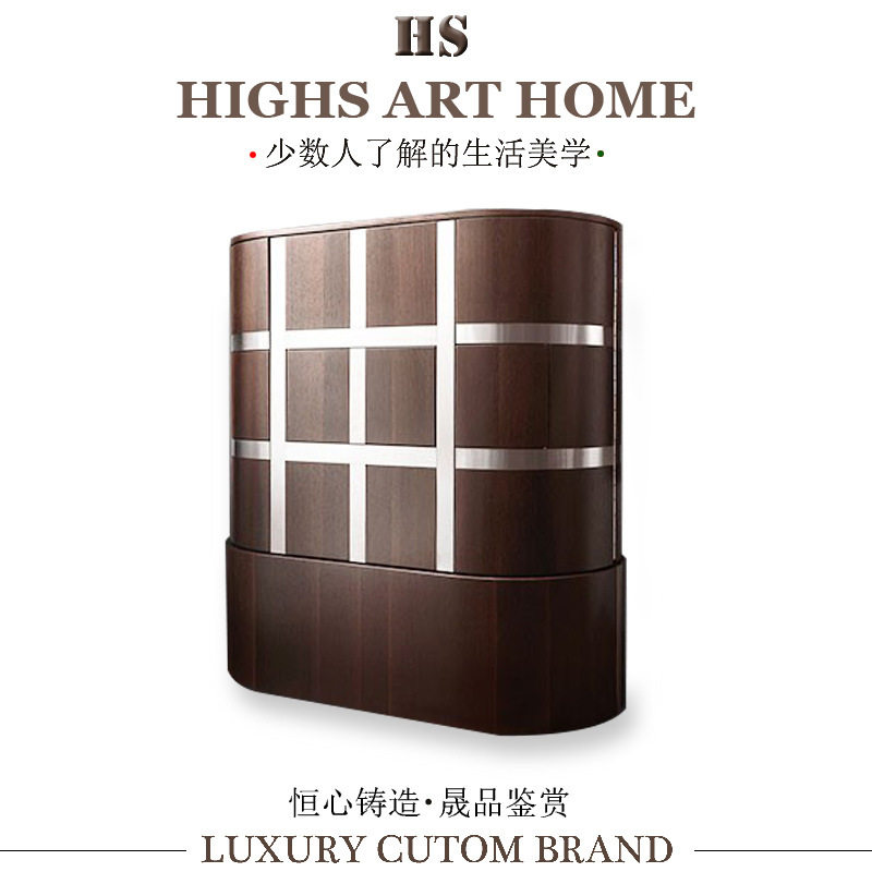 高端实木保险柜设计师款豪华别墅家用高级感密码防盗东莞高定家具