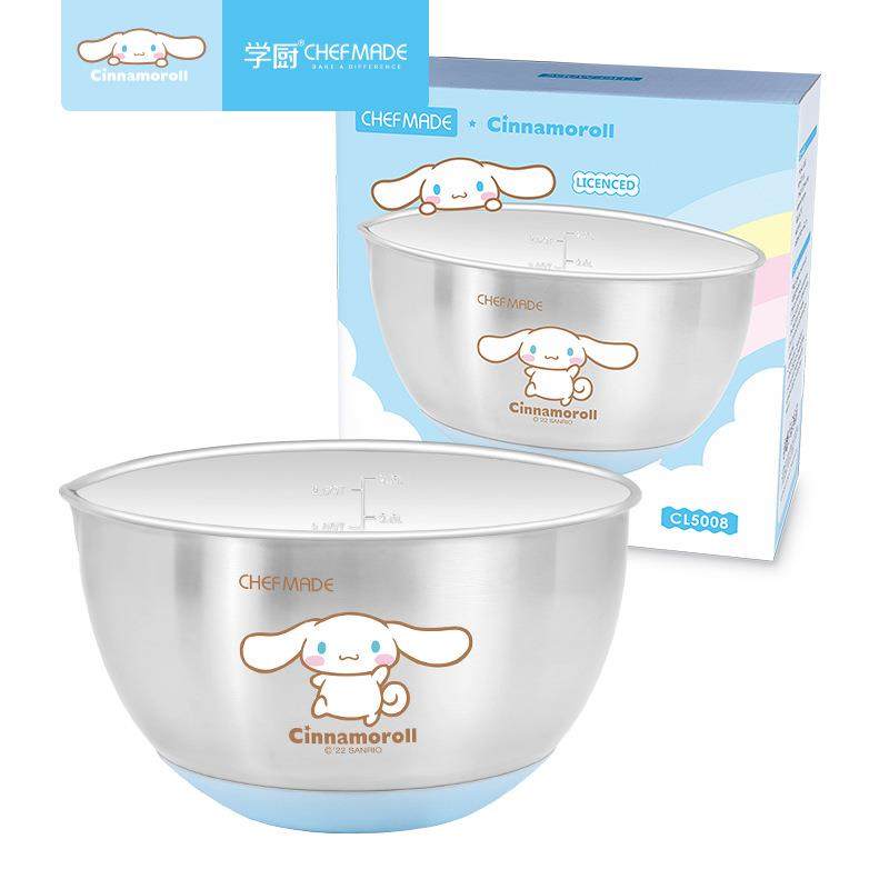 学厨2C加L玉桂狗不锈钢0CM打蛋家用揉面盘深CL5008盆加厚厨房盆烘