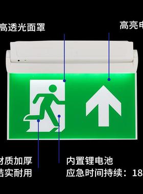 洲热卖C欧ECB标吊S508牌LED标志灯可充电光应急灯双面导板出口志