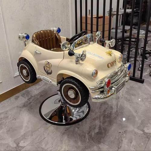 网红卡儿童汽车理发椅小动1孩专用电通玩具剪发升降发廊座子椅直