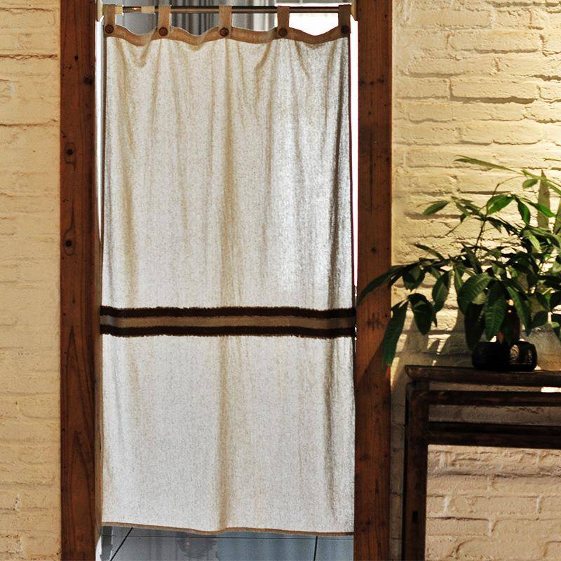 门帘装饰遮挡挂风衣卫生间日式客厅挡卧室厨房F96S6JS5布家用隔断